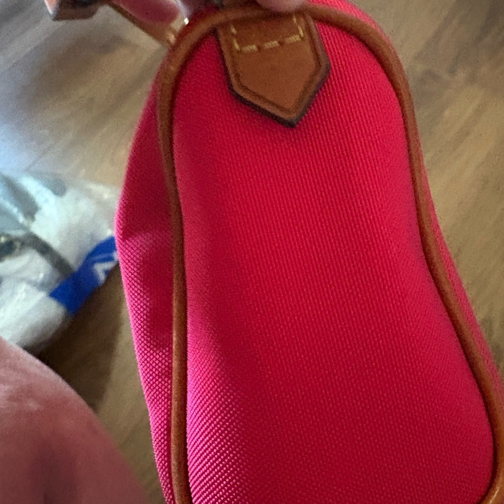 Dooney & Bourke Pink and Brown Mini Bag with Crescent Shape - Picture 4 of 4